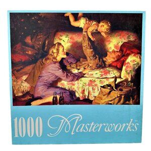 RoseArt MASTERWORKS 1000 Piece Puzzle Home from the War Vintage 2002 NEW SEALED